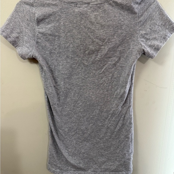 Light Heather Gray Fitted Short Sleeve Tee - Picture 2 of 4